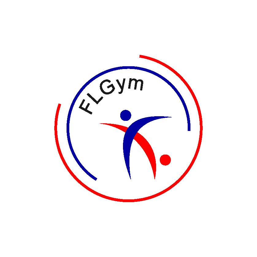 Logo FLGym- Féderation Luxembourgeoise de Gymnastique