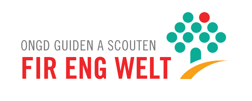 Logo ONGD Guiden a Scouten fir ENG Welt