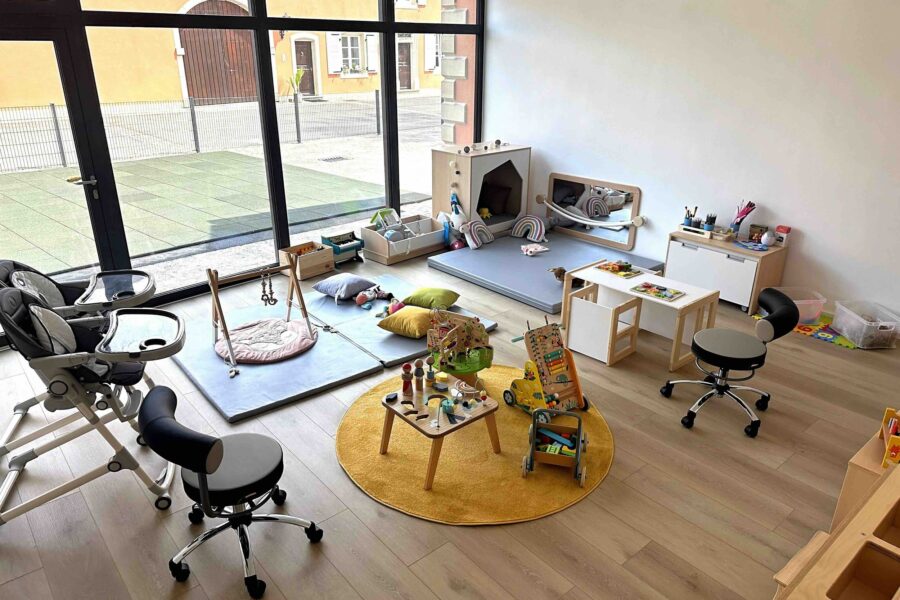 Image Service volontaire au sein d&rsquo;une crèche
